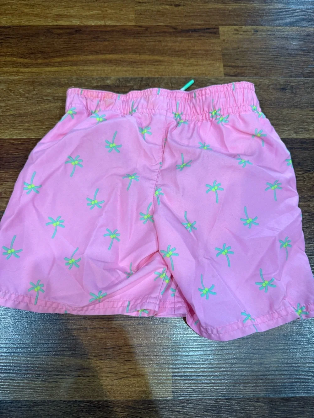 Toddler Boys Pink Palm Beach Swim Trunks Shorts Cat&Jack 5T